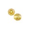 Czech Fire Polished Glass Round Beads 8mm Light Topaz (Package of 25)